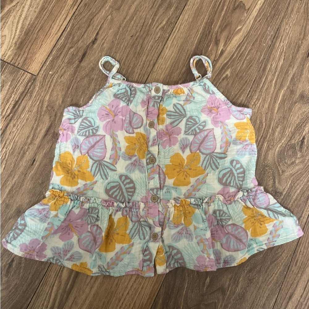 Cat & Jack Floral Top Size M (7/8)